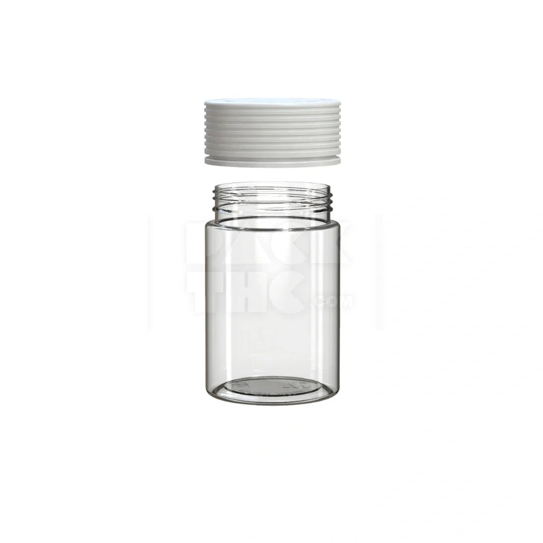 image 5oz 150cc spiral cr container clear natural white closure 300 count