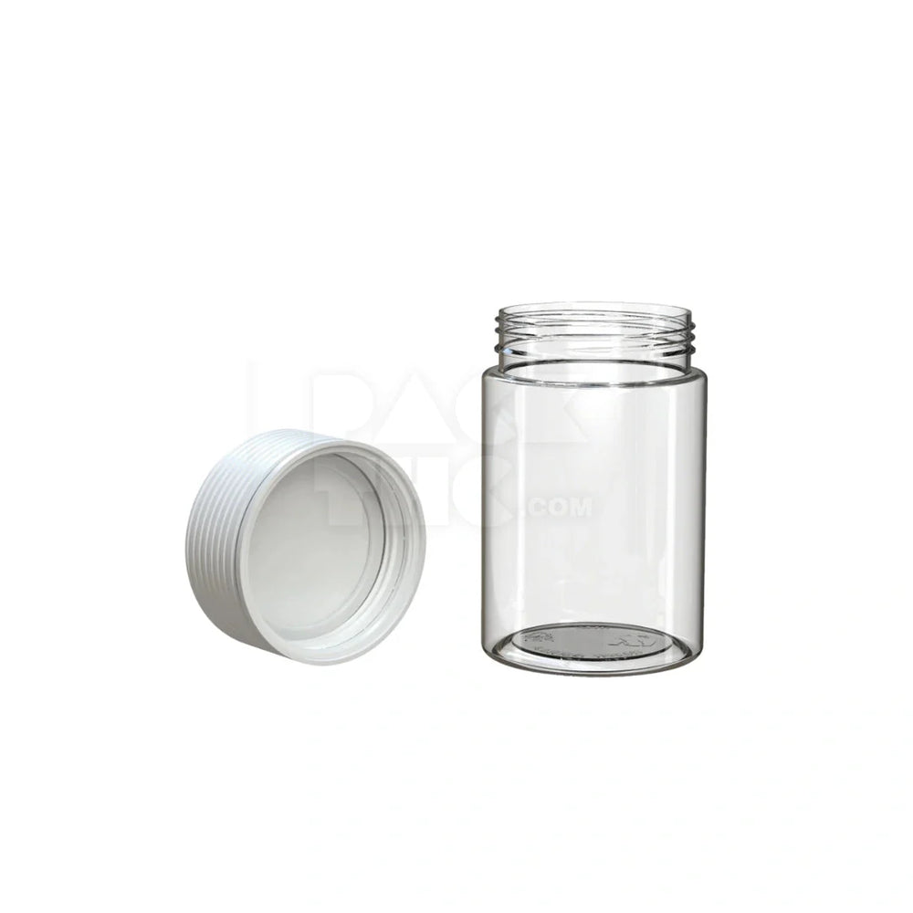 5oz 150cc spiral cr container clear natural white closure 300 count