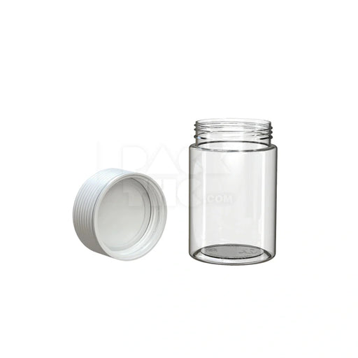5oz 150cc spiral cr container clear natural white closure 300 count