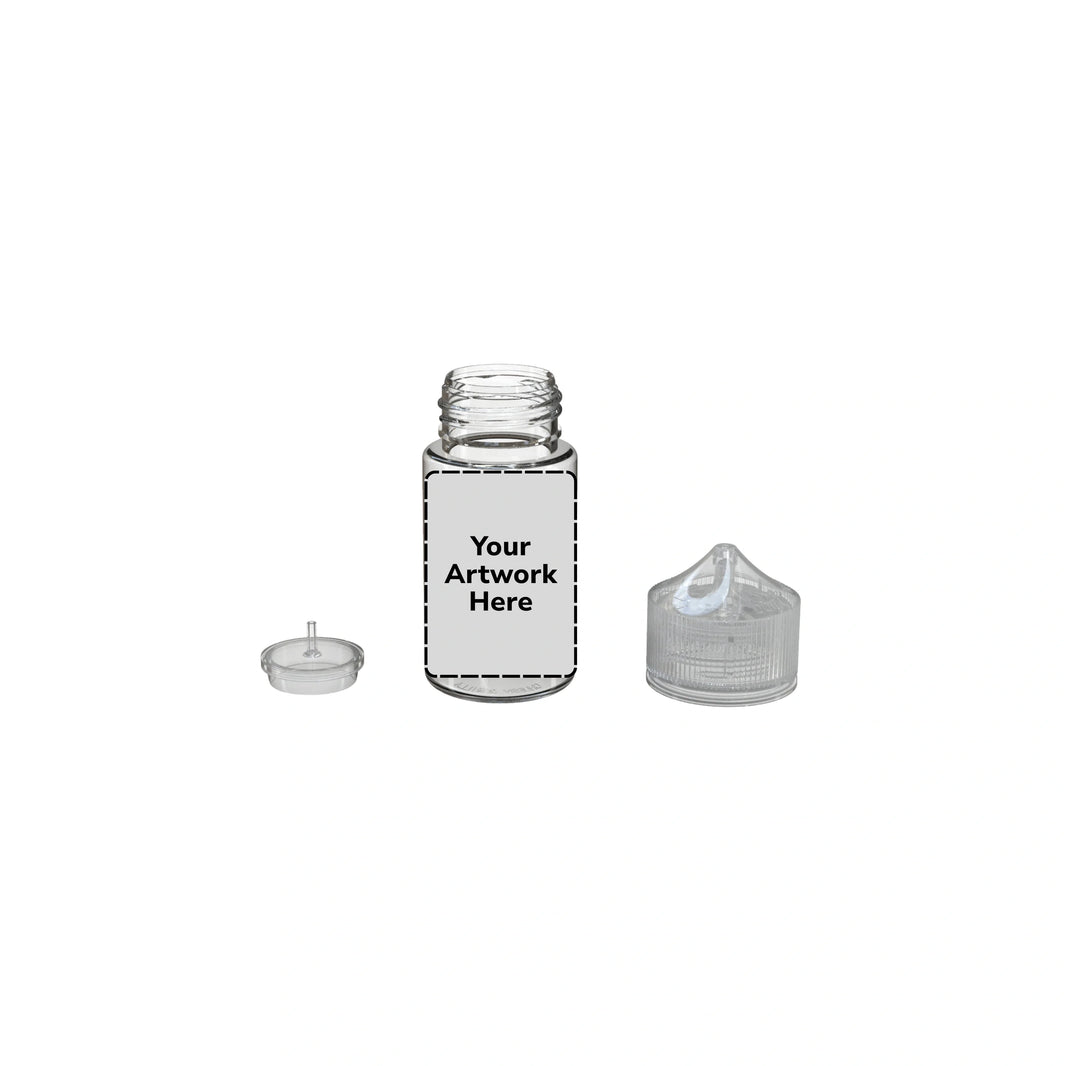 image 60ml mini unicorn bottle clear clear cap