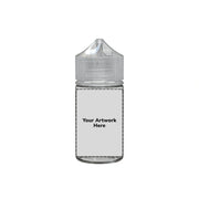 60ml mini unicorn bottle clear clear cap
