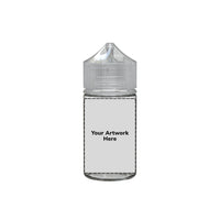 60ml mini unicorn bottle clear clear cap
