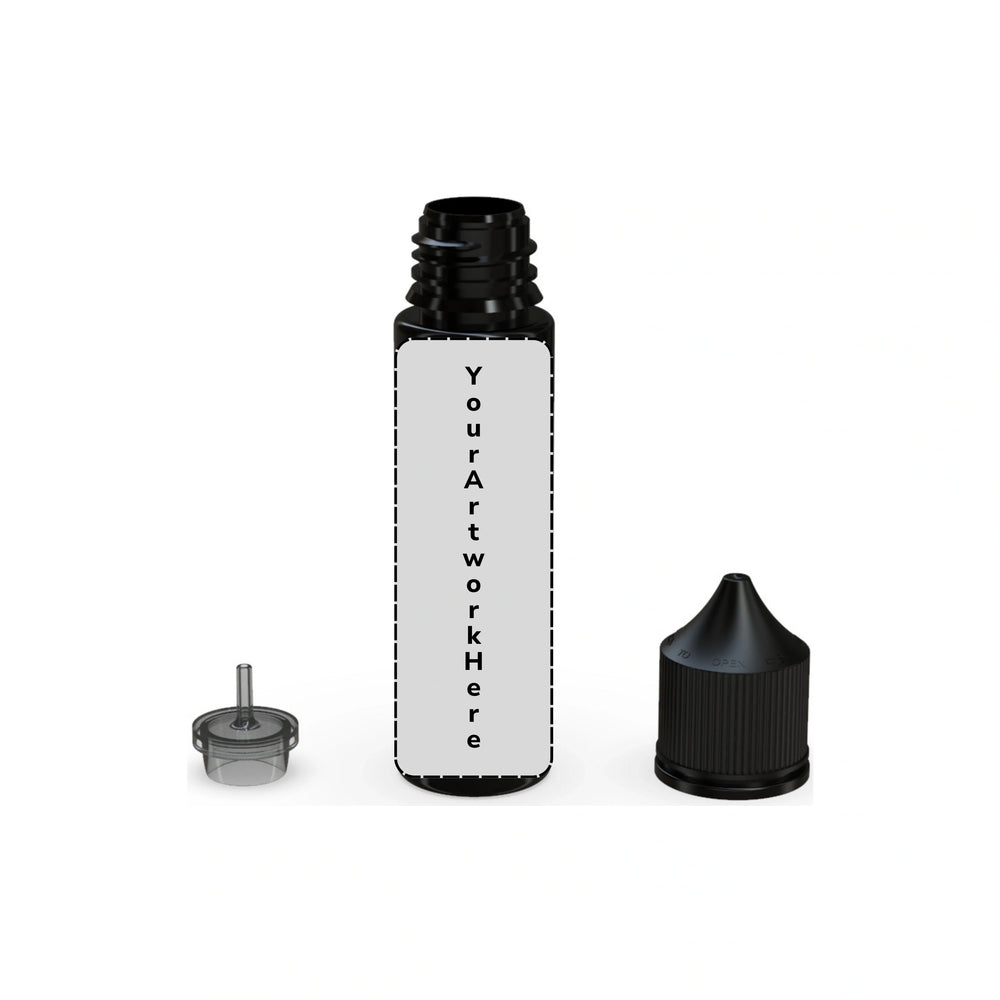 60ml v3 unicorn bottle opaque black