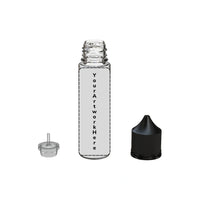 60ml v3 unicorn bottle clear black cap