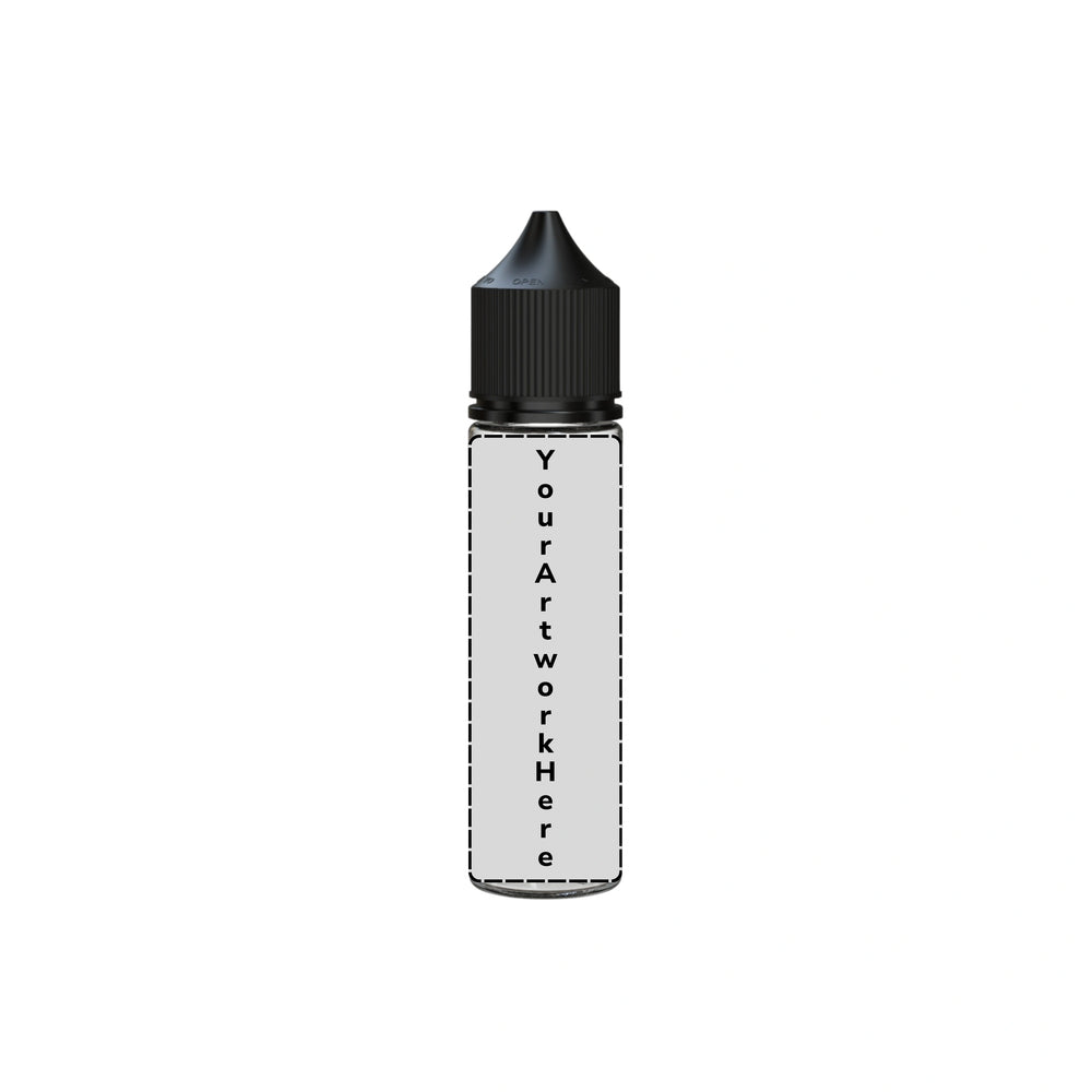 60ml v3 unicorn bottle clear black cap