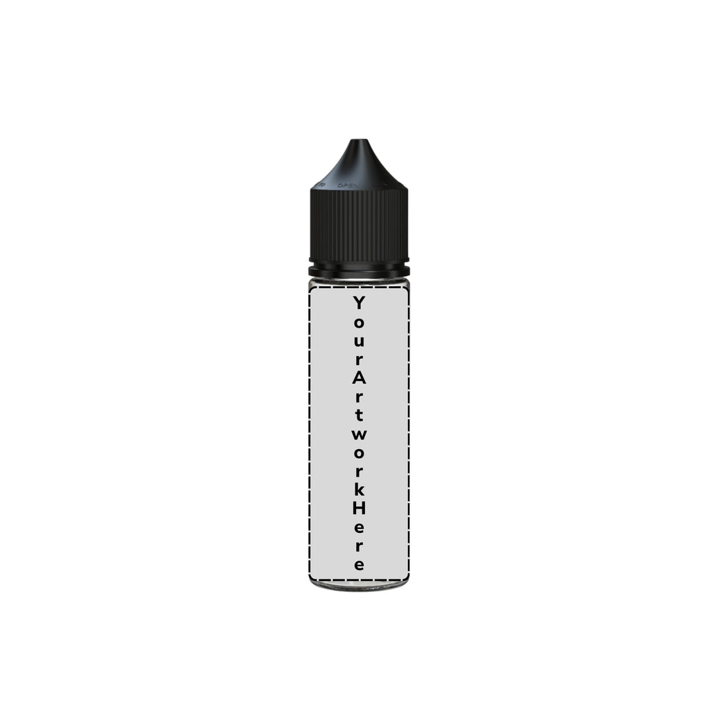 60ml v3 unicorn bottle clear black cap