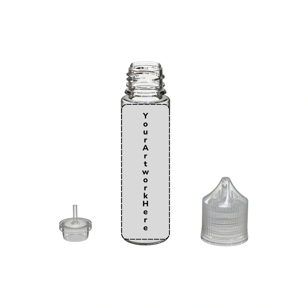 60ml v3 unicorn bottle clear clear cap