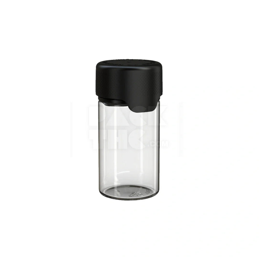 60ml mini aviator cr bottle clear natural black cap 500 count