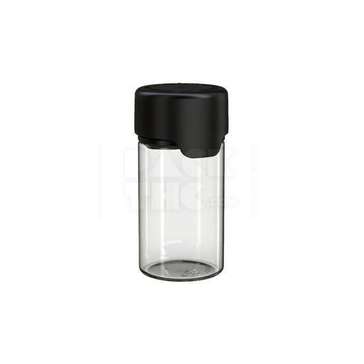 60ml mini aviator cr bottle clear natural black cap 500 count