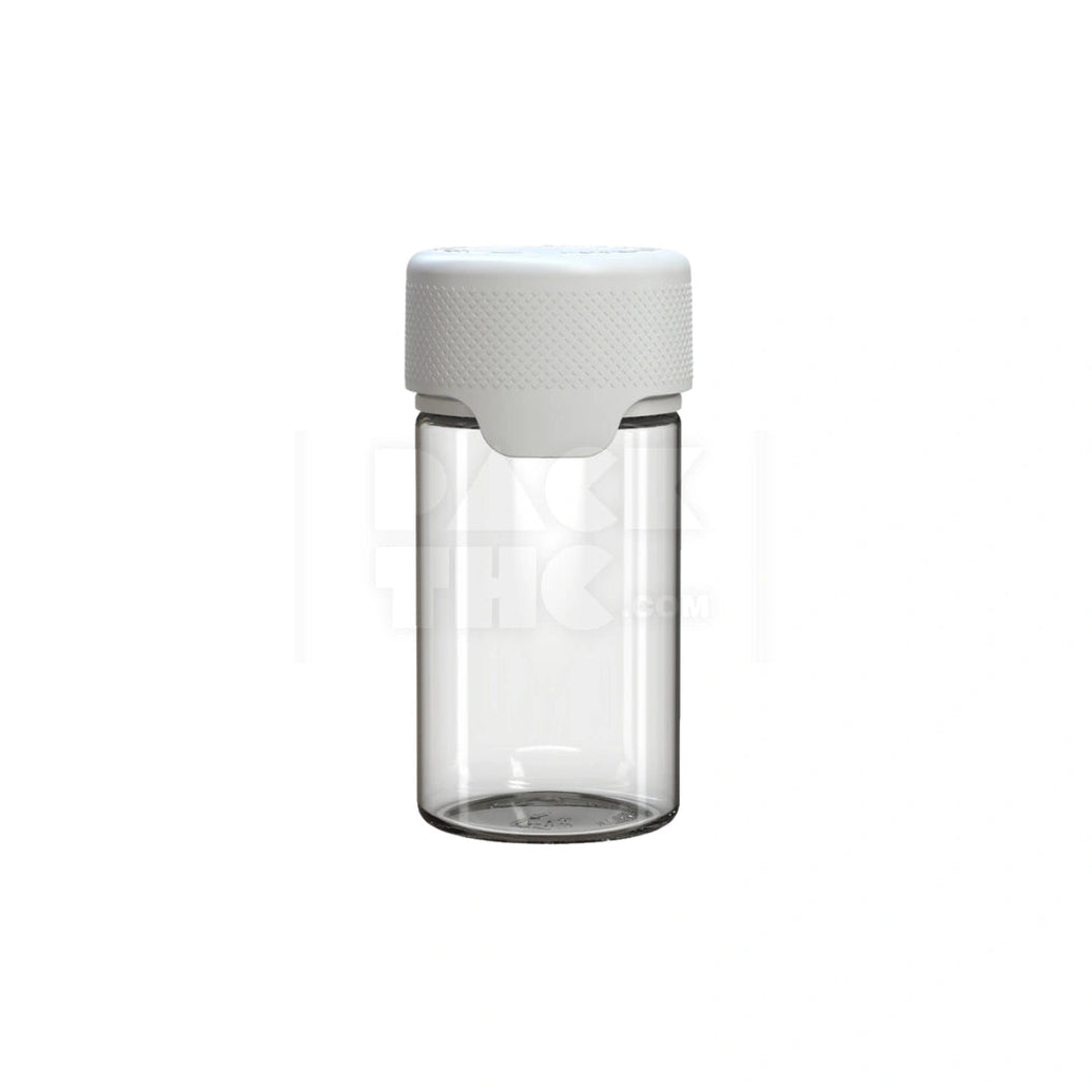 60ml mini aviator cr bottle clear natural white cap 500 count