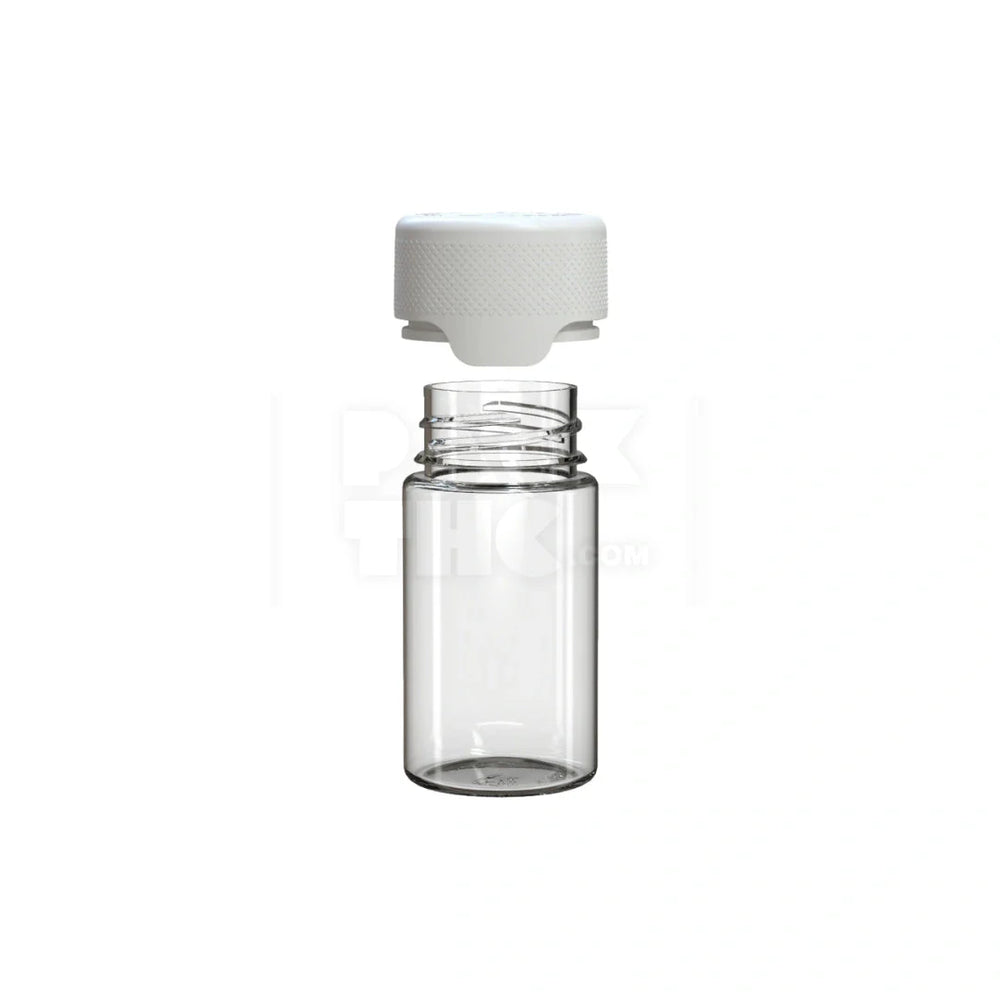 60ml mini aviator cr bottle clear natural white cap 500 count