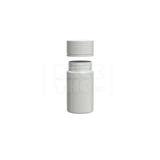 60ml 60cc mini spiral cr bottle opaque white 500 count