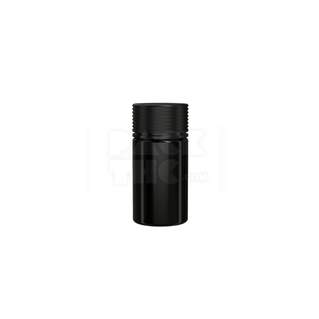 60ml bottle closure cr black opaque count 60cc mini spiral