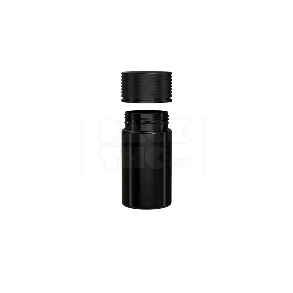 60ml 60cc mini spiral cr bottle opaque black 500 count
