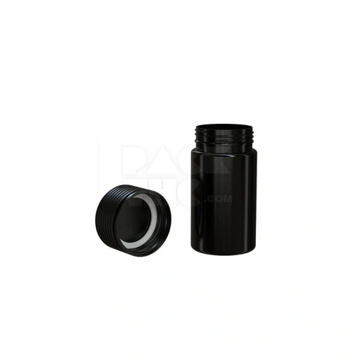 60ml 60cc mini spiral cr bottle opaque black 500 count