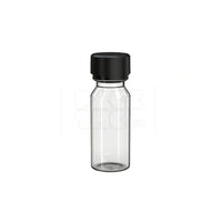 60ml aviator cr shot bottle clear natural black cap 500 count