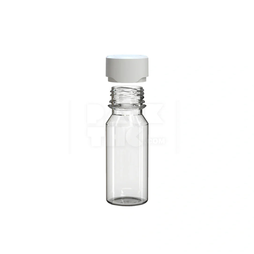 60ml aviator cr shot bottle clear natural white cap 500 count