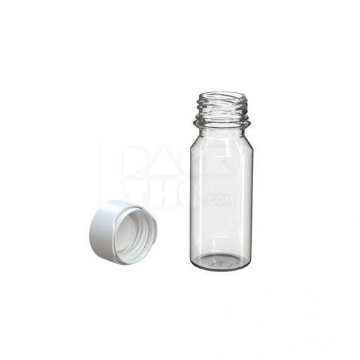 60ml aviator cr shot bottle clear natural white cap 500 count