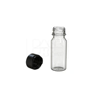 60ml aviator cr shot bottle clear natural black cap 500 count