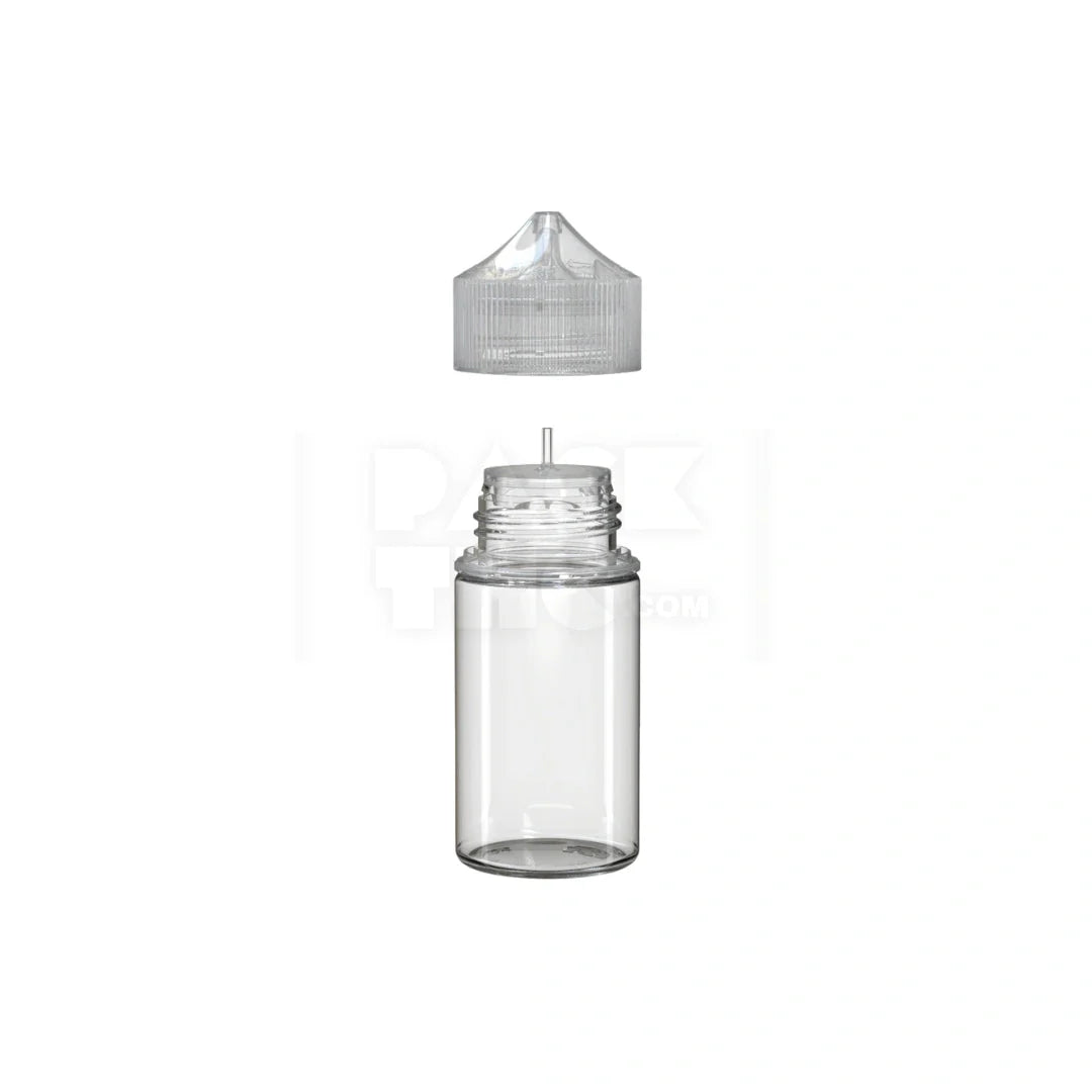 60ml mini pet unicorn bottle cr clear natural 500 count