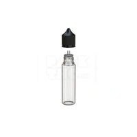 60ml pet reducer unicorn bottle clear natural black cap