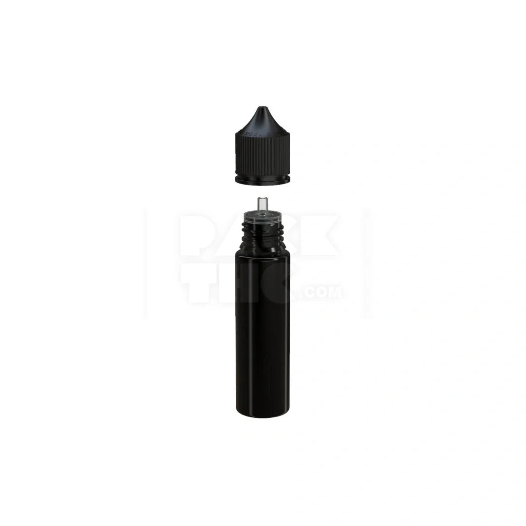 60ml pet reducer unicorn bottle opaque black