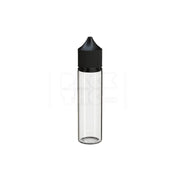60ml pet reducer unicorn bottle clear natural black cap