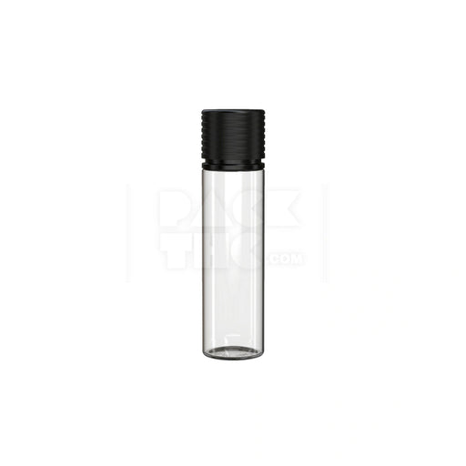 60ml spiral cr bottle clear natural black cap 500 count