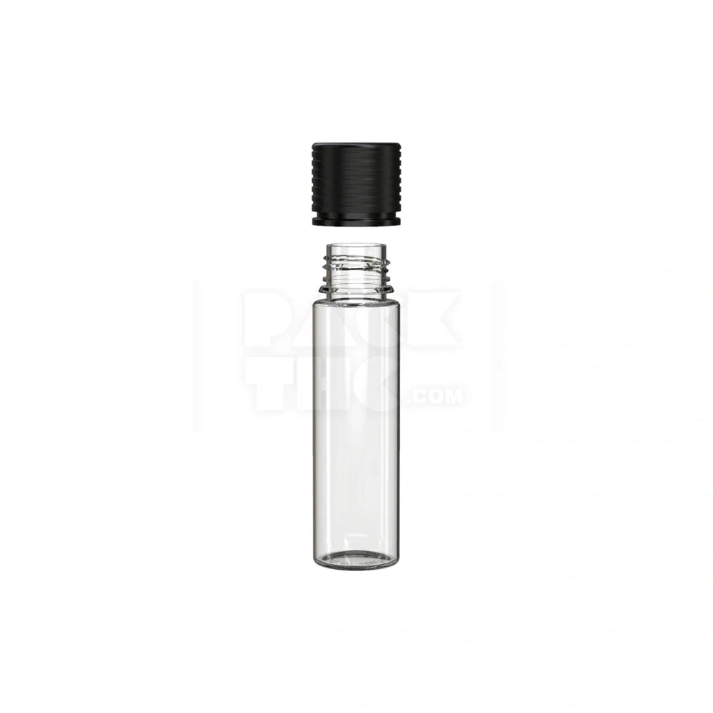 60ml spiral cr bottle clear natural black cap 500 count