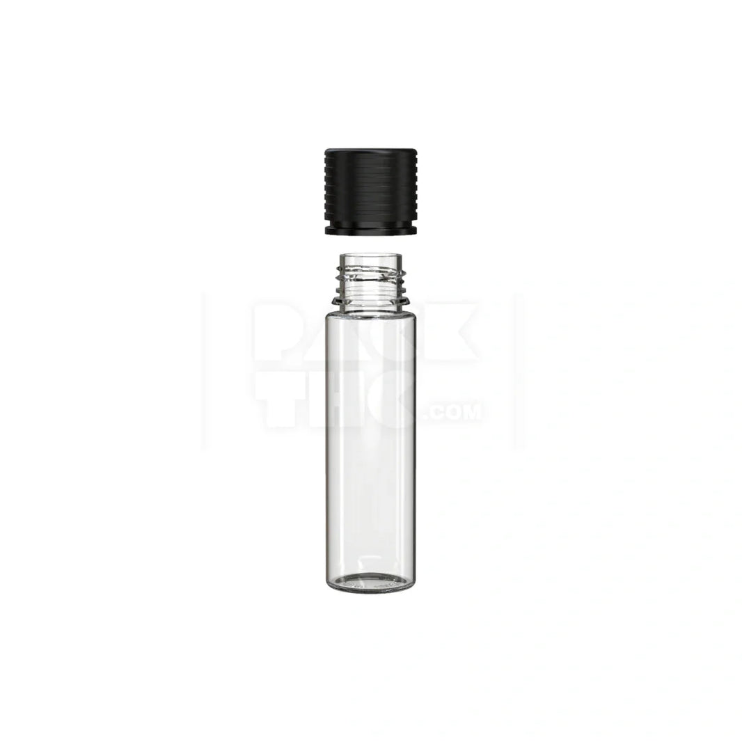 image 60ml spiral cr bottle clear natural black cap 500 count