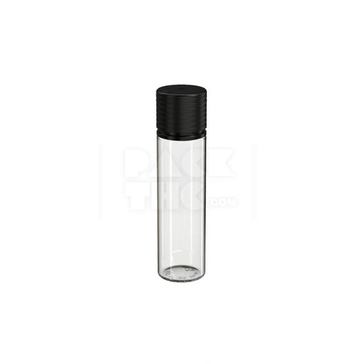 60ml spiral cr bottle clear natural black cap 500 count