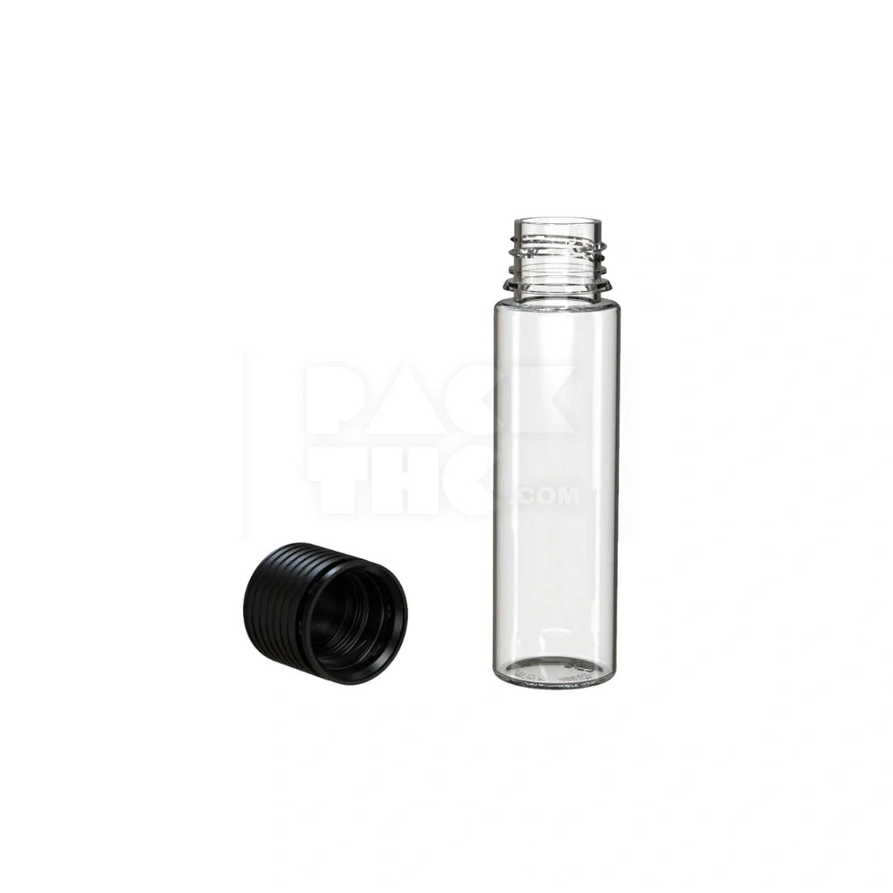 60ml spiral cr bottle clear natural black cap 500 count