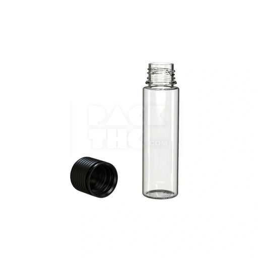 60ml spiral cr bottle clear natural black cap 500 count