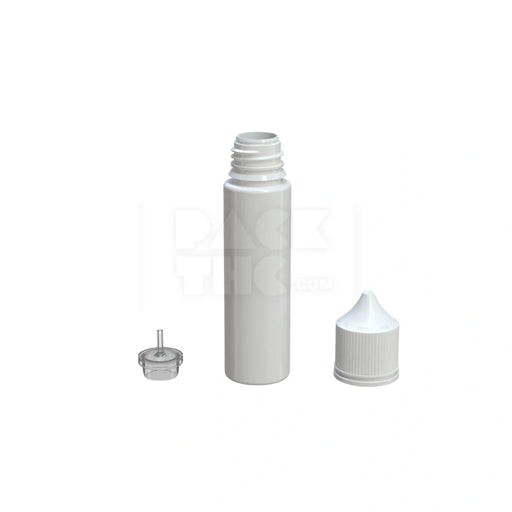 60ml v3 pet unicorn bottle cr opaque white 500 count