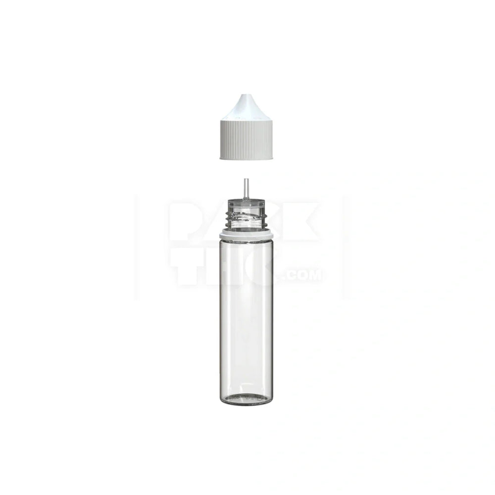 60ml v3 pet unicorn bottle cr clear natural white cap 500 count