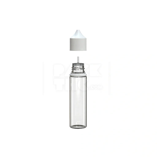 60ml v3 pet unicorn bottle cr clear natural white cap 500 count