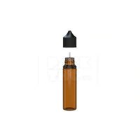 60ml v3 pet unicorn bottle cr translucent amber black cap 500 count