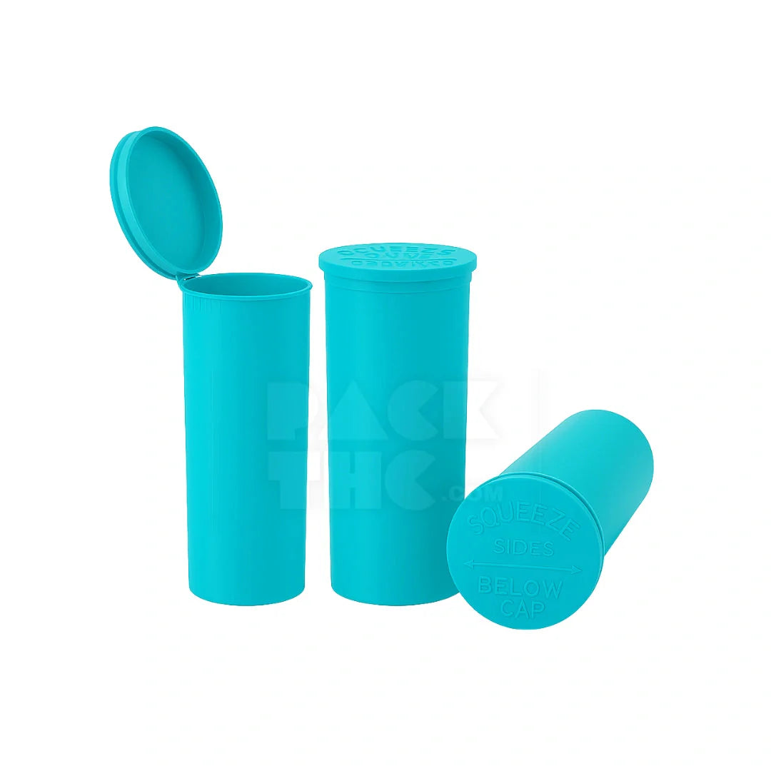 60 dram pop top vial 1 2oz aqua blue