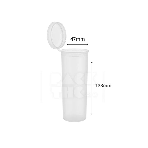 60 dram pop top vial 1 2oz clear