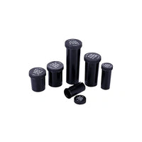 60 dram push turn reverse cap bottles black