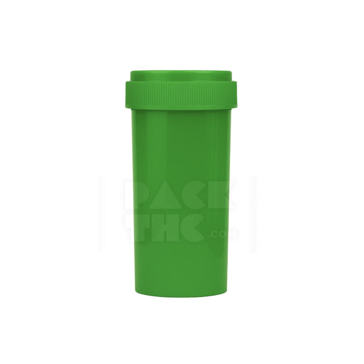 60 dram push turn reverse cap bottles green
