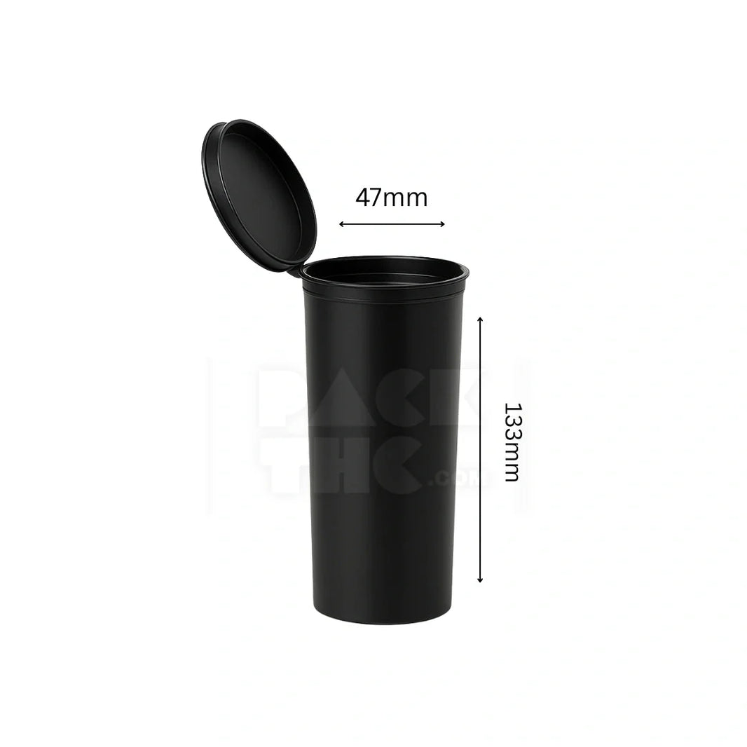 image 60 dram pop top vial 1 2oz black