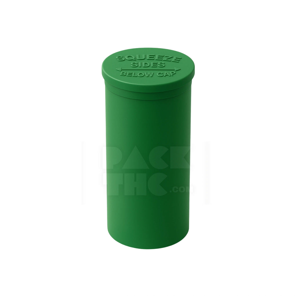 60 DRAM POP TOP VIAL - 1/2OZ - GREEN - (75 COUNT) Pack THC
