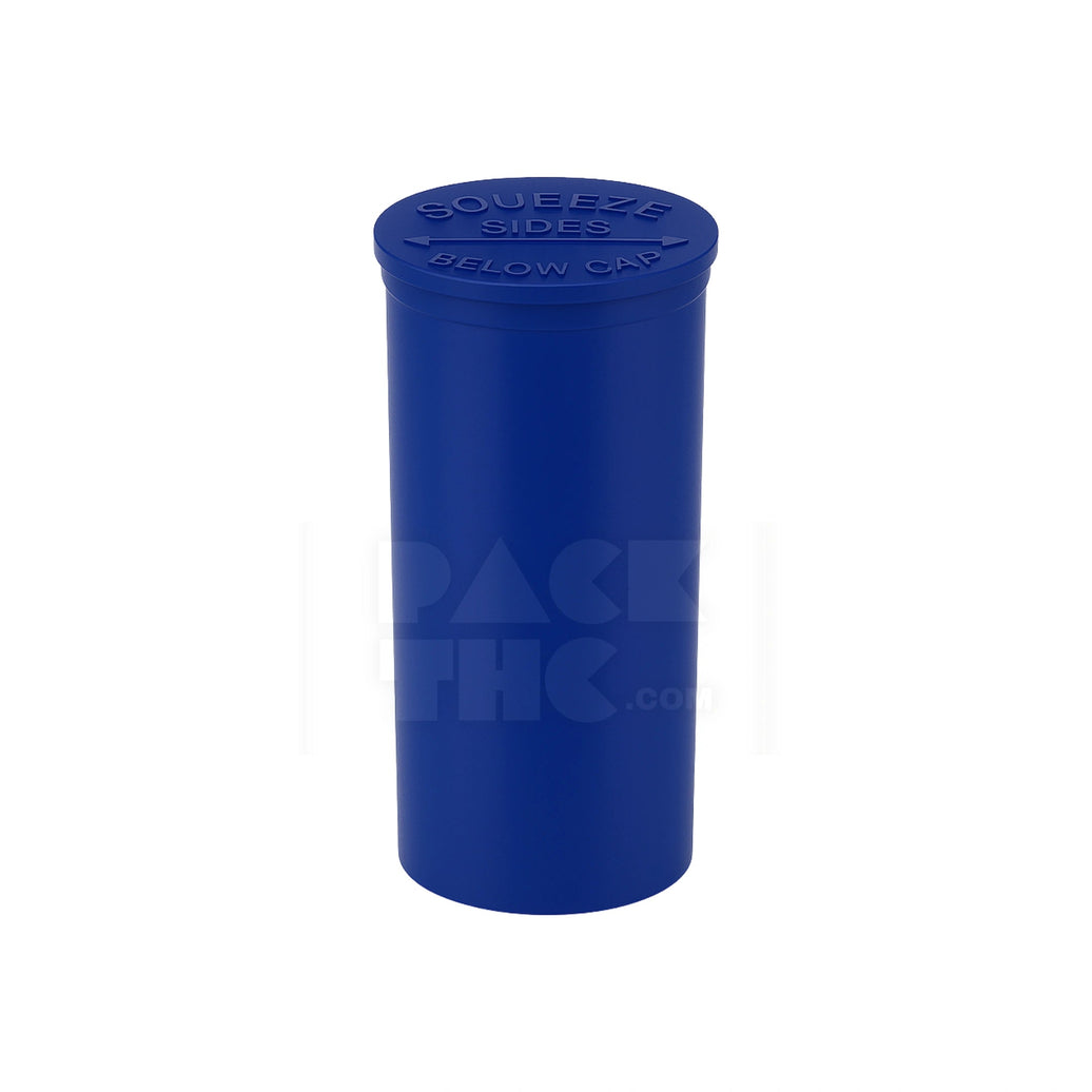 60 DRAM POP TOP VIAL - 1/2OZ - ROYAL BLUE - (75 COUNT) Pack THC