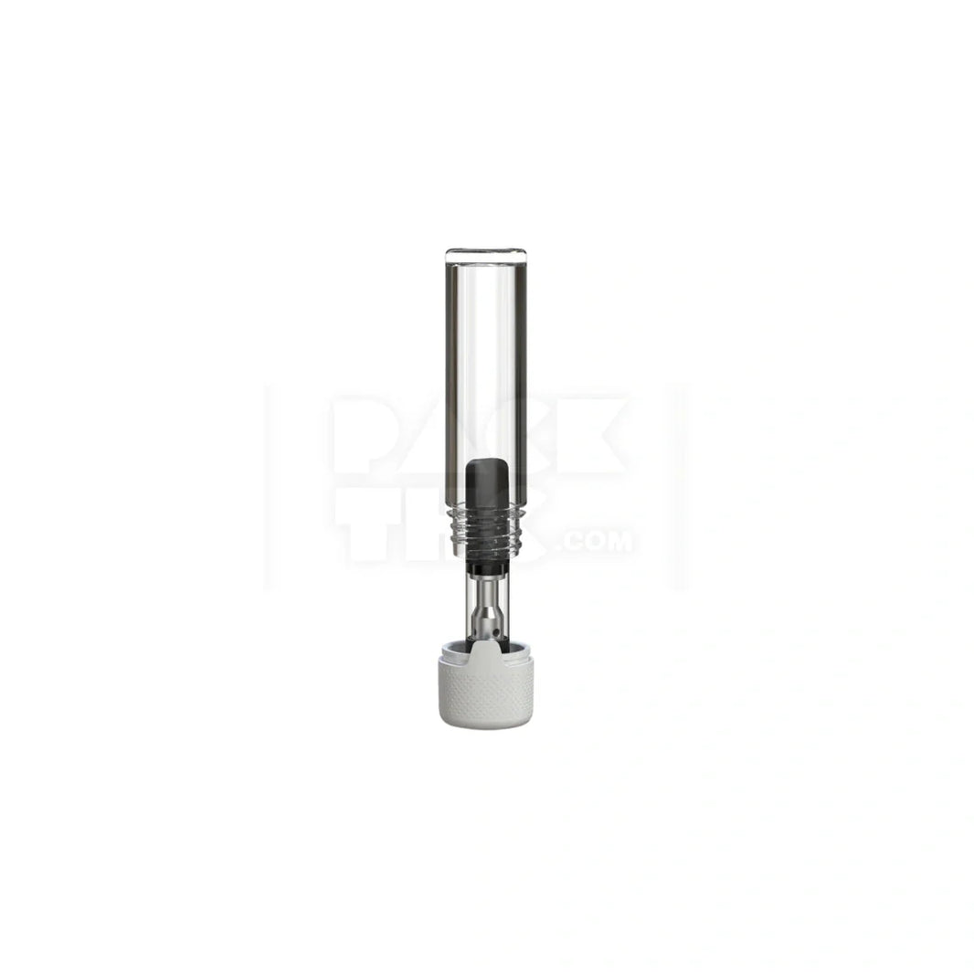 image 65mm aviator cr 510 cartridge flat bottom clear natural white cap 500 count