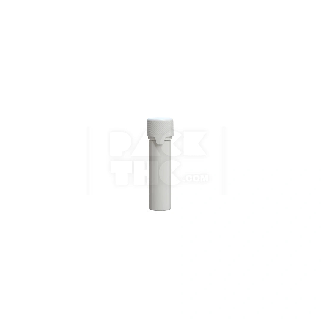 65mm aviator tube flat bottom opaque white 500 count