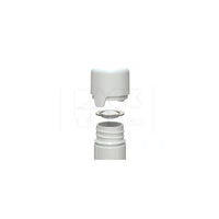 65mm aviator tube flat bottom opaque white 500 count