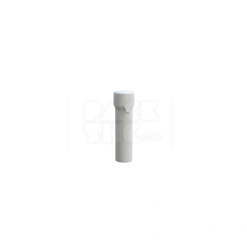 65mm aviator tube flat bottom opaque white 500 count