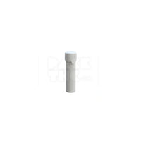 65mm aviator tube flat bottom opaque white 500 count