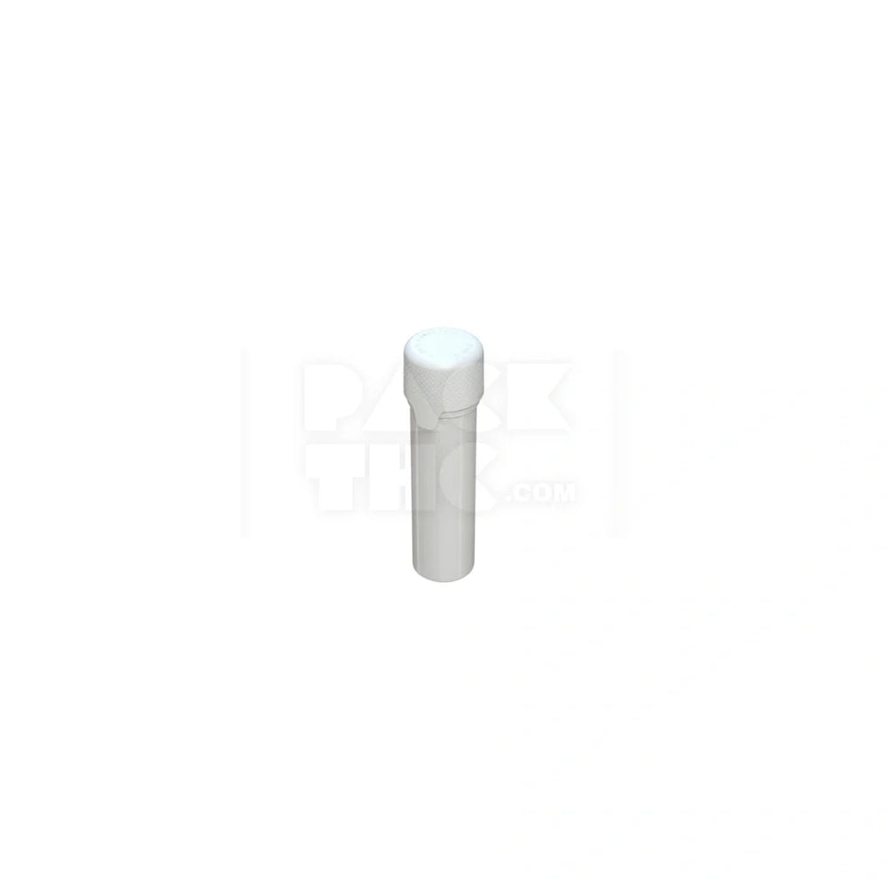 65mm aviator tube flat bottom opaque white 500 count